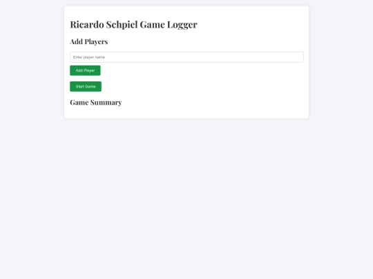 gamelog screenshot