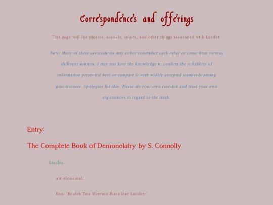 correspondence screenshot