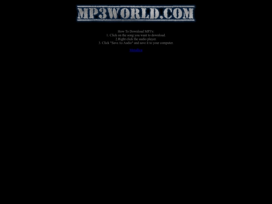 mp3world screenshot