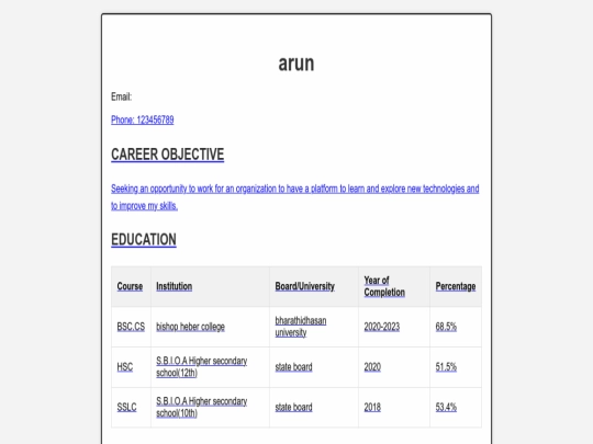 index screenshot