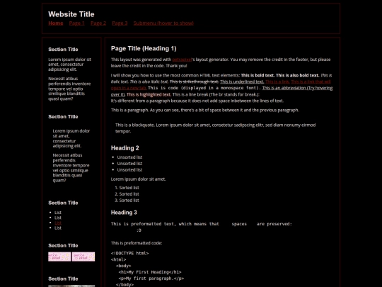 index screenshot