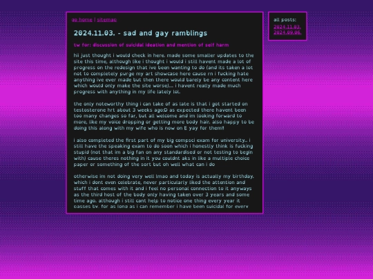 blog screenshot