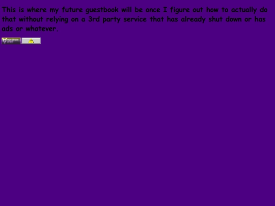 guestbook screenshot