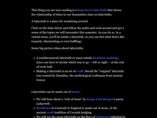 Labyrinth concept map 2 screenshot