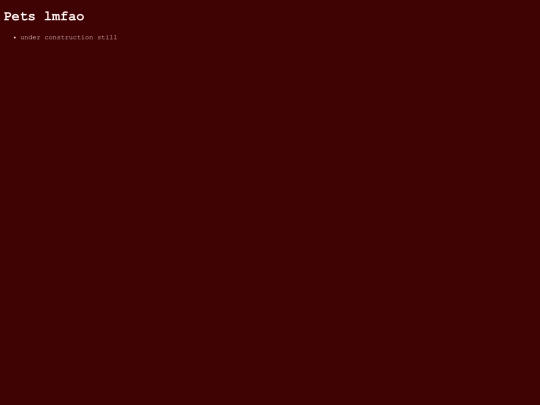 pets screenshot