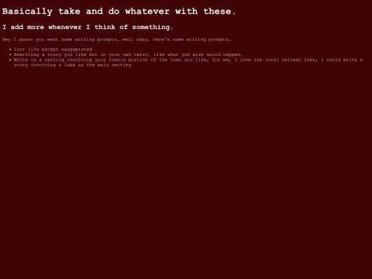 writingprompts screenshot