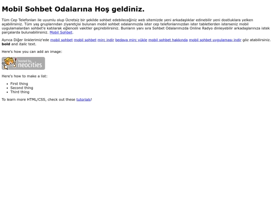 index screenshot