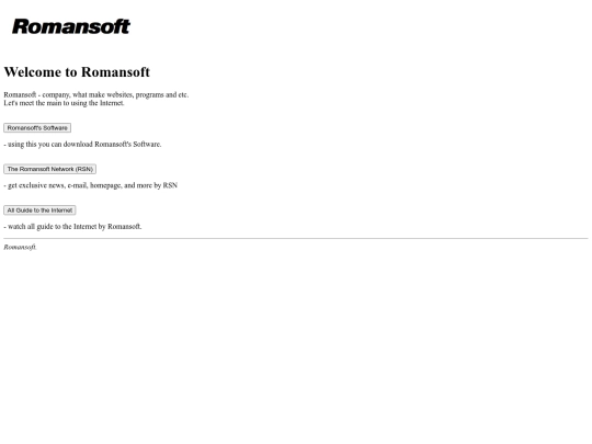 romansoft screenshot
