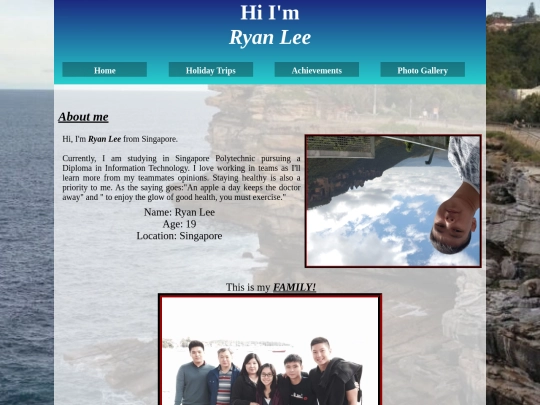 aboutme screenshot