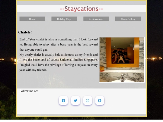 staycation screenshot