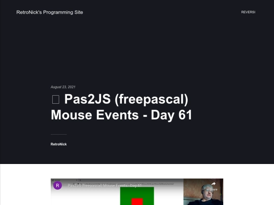 pas2js-freepascal-mouse-events-day-61 screenshot