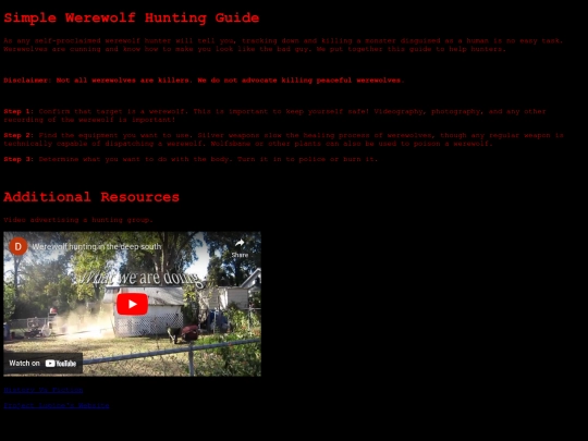 werewolf screenshot