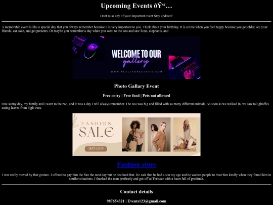 Events/event screenshot