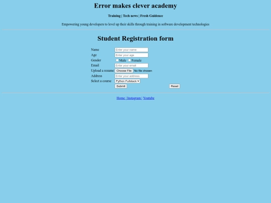 Grow career/register screenshot