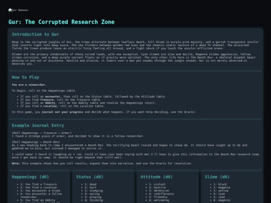gur_solo_rpg screenshot