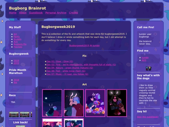 bugborgweek/bugborgweek2019 screenshot