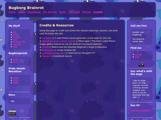 credits screenshot