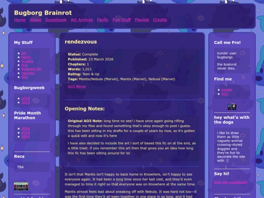 fic/rendezvous screenshot