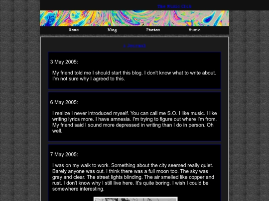 blog screenshot