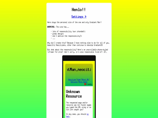 index screenshot