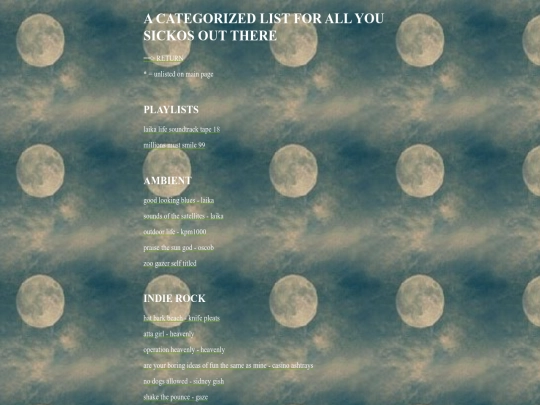 laikarchive/audiolist screenshot