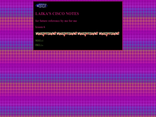 notes/cisco4 screenshot