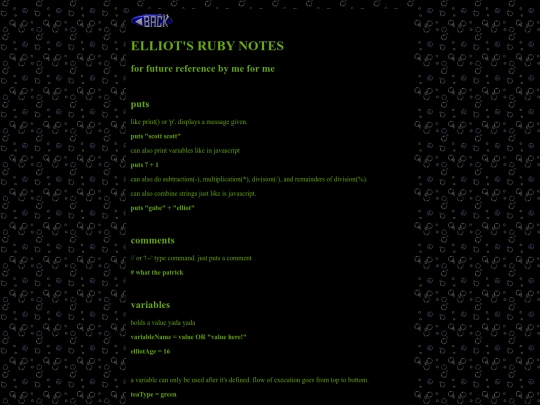 notes/rubynotes screenshot