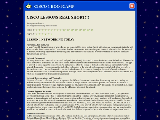 notes/supercisco screenshot