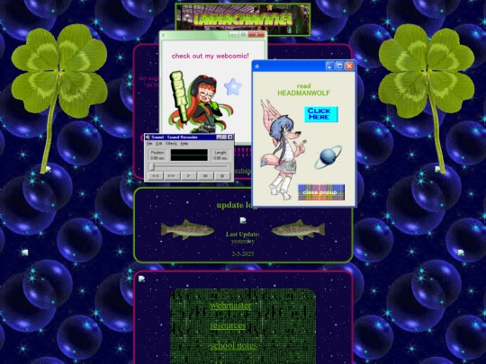 popup screenshot