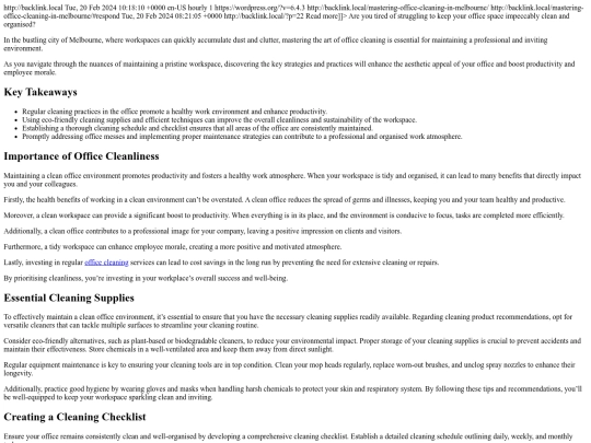 mastering-office-cleaning-in-melbourne/feed screenshot