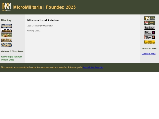 micronationalpatches screenshot