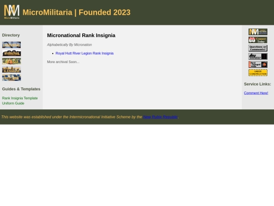 micronationalrankinsignia screenshot