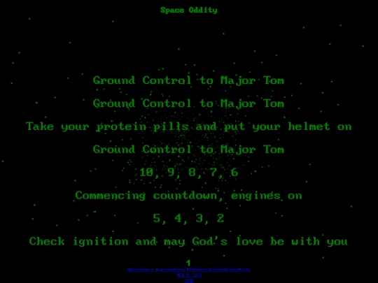 spaceoddity screenshot