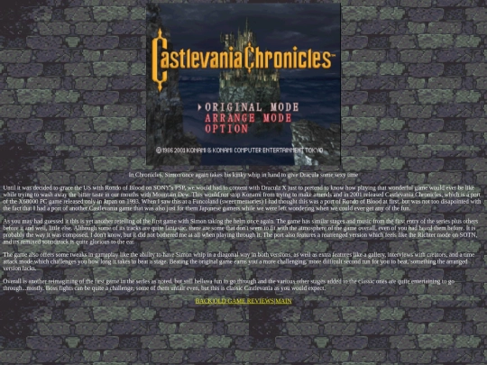 caschronicles screenshot