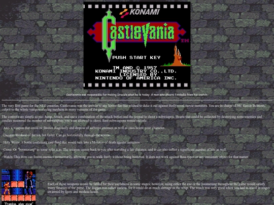 castlevania screenshot
