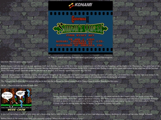 castlevania2 screenshot