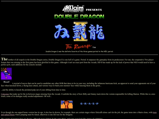 doubledragon2 screenshot