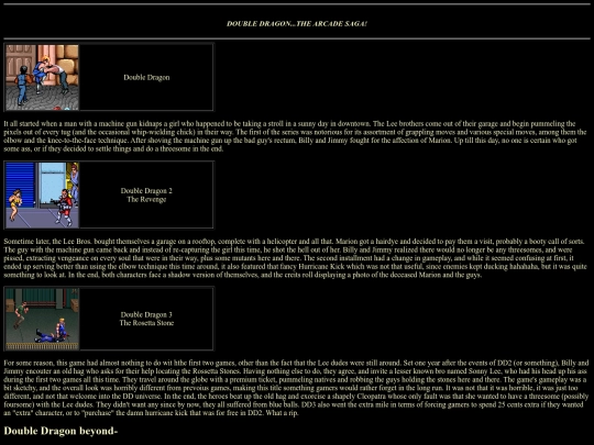 doubledragonarcade screenshot