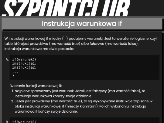 zeszyt/nowy/definicje/if screenshot