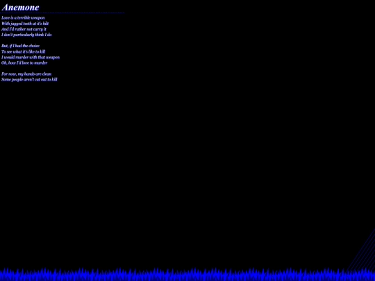 poetry/page 3/anemone screenshot