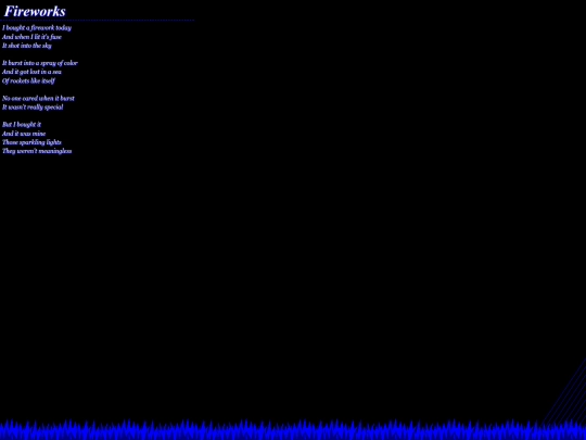 poetry/page 3/fireworks screenshot