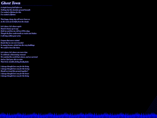 poetry/page 3/ghost-town screenshot