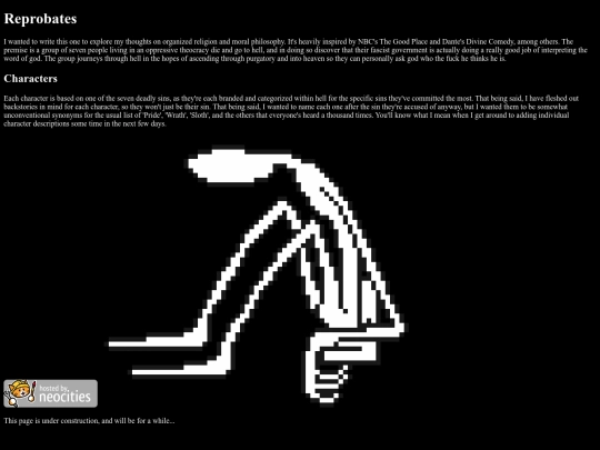 Creative_Writing/Reprobates screenshot