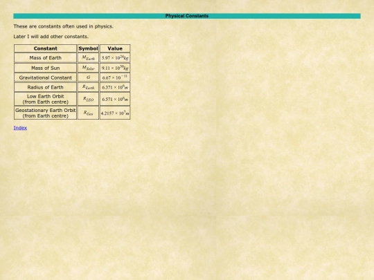 rocketry/constants screenshot