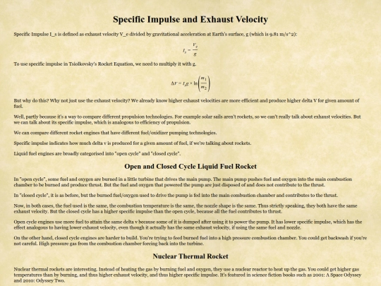 rocketry/specific_impulse screenshot