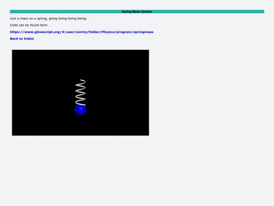 simulations/springmass screenshot
