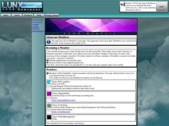 members screenshot