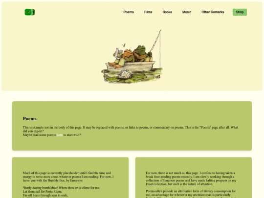 Poems screenshot