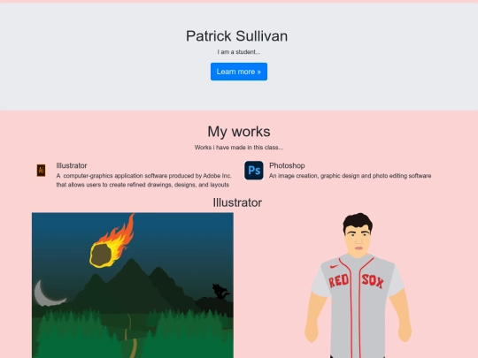Portfolio_site screenshot