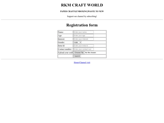 rk academy/register screenshot